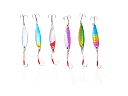 Isca Artificial de Pesca Marítima com 6 Peças