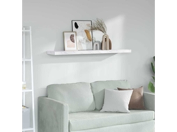 Vidaxl Prateleira De Parede Montagem Na Parede Mármore Branco