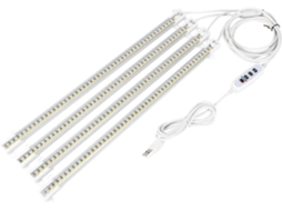Fita De Led Para Plantas, Espectro Completo, Para Uso Interno, Com Temporizador Automático De Ligar/ Gokoco