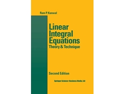 Livro Linear Integral Equations de Ram P Kanwal (Inglês)