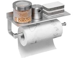 Suporte Para Papel Higiênico Em Aço Inoxidável Fomiyes, Suporte Multiuso, Sem Necessidade De Furar, Para Armazenamento