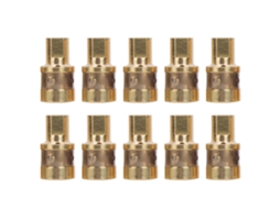Conjunto de 10 suportes de ponta de solda em latão com boa condutividade para acessórios de ferro de solda H10/m100/m150