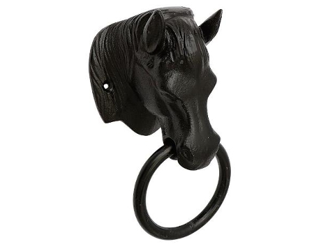 Aldabon caballo anilla 310/a forja negro