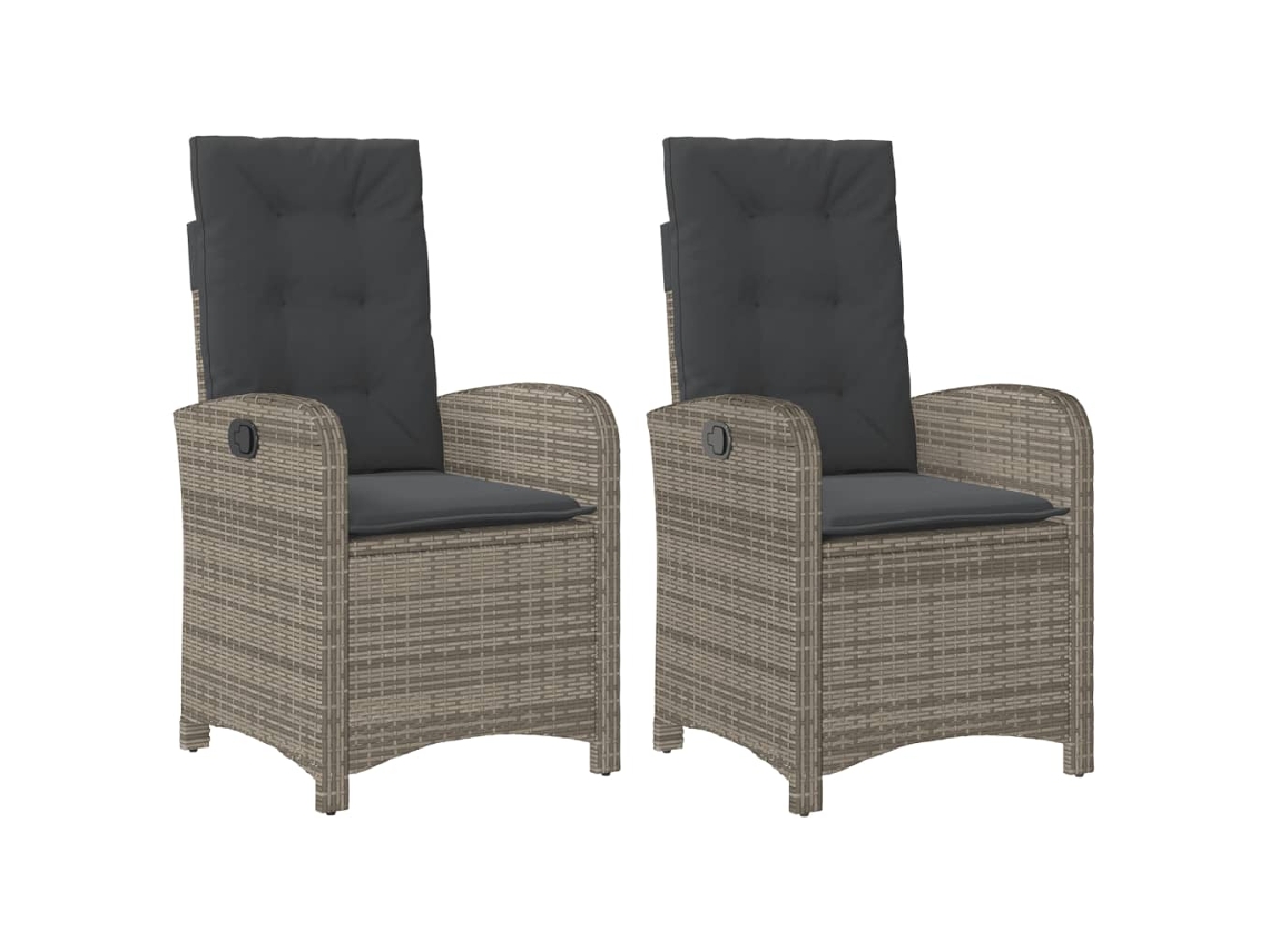 Reclining Garden Chair, Reclining Garden Chairs Vidaxl Cinzeto Rattan / Vime (n/a)