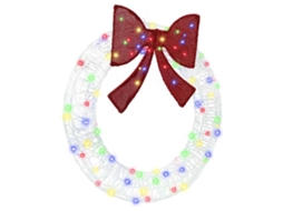 Conjunto 1 Decoração De Natal Vidaxl Multicolorido Acrílico (92 X 92 X 9,5 Cm)