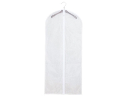 Lurelia Capa Para Roupa, Antipoeira, Impermeável, Com Fecho, Para Ternos E Camisas, 120 X 60 Cm, Branco/transparente