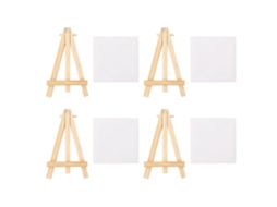 Kit de Cavalete em Madeira para Pintura LAXISCREED