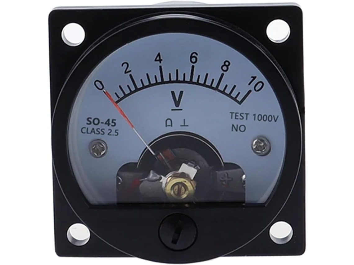 Voltímetro Analógico Cc So-45 1v 2v 3v 5v 10v 15v 20v 30v 40v 50v