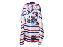 Capa para Corte de Cabelo Profissional com Escova para Pescoço Capa para Barbeiro de Salão Acessórios para Corte de Cabelo