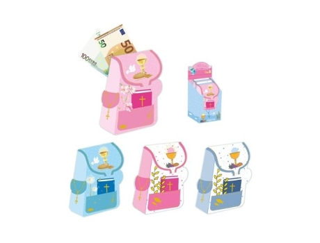 Expositor 48 Carteiras Mochila Primeira Comunhão