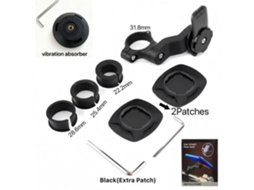 Bicicleta Suporte Telemóvel HEXINYIGJLY,com Filtro de Vibrações de Alta Frequência.rotação 360°, Navegação Preto