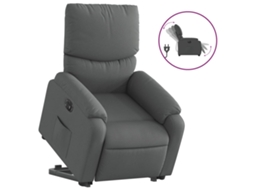 Electric Stand Up Recliner Chair, Electric Stand Up Recliner Chairs Vidaxl Cinzeto Tecido