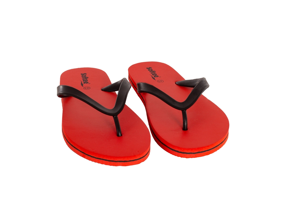 Softee Coco Mules Vermelho/Preto