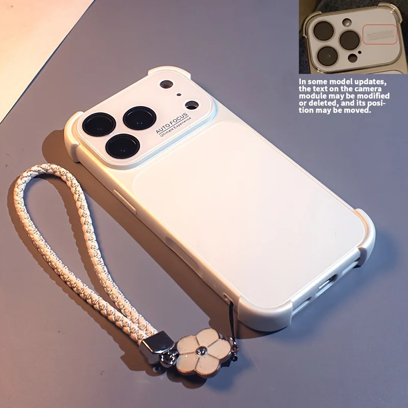 Capa Para Iphone 13 (marrom Claro) Com Cantos Cromados, Proteção Para Lente E Resistente A Impactos.