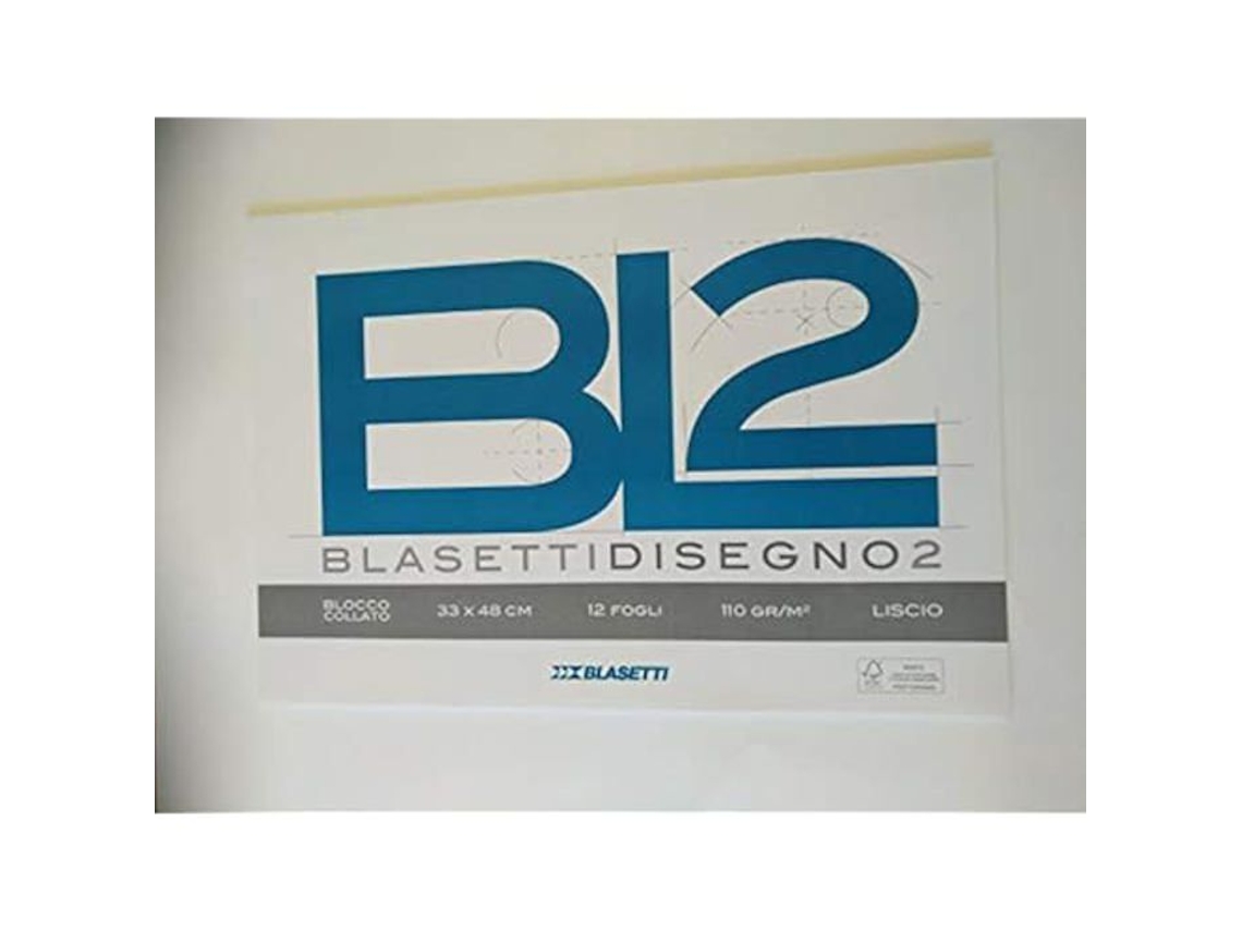 Álbum de Desenho BLASETTI Cf5 33 X 48 Branco Misto