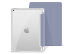 Capa PANOONA para Ipad 2022 10.9 polegadas com suporte caneta e Tampa Transparente Roxo | PANOONA