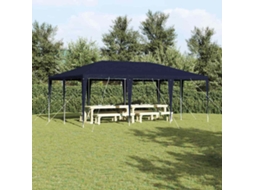 Vidaxl Tenda De Festa Azul 600 X 400 X 266 Cm Polietileno E Aço