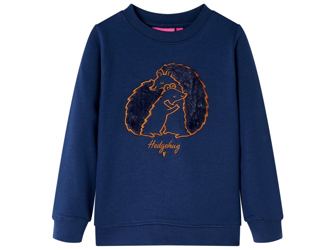 Sweatshirt Para Criança Azul-marinho 104