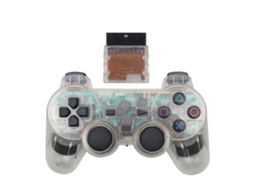 Controle Sem Fio LAXISCREED Ps2 Branco Transparente