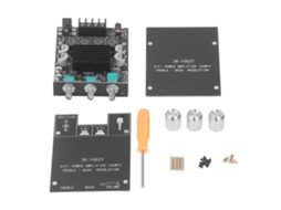 Placa amplificadora de áudio estéreo Dois Canais Bluetooth 5.0 100W, 12-24V DC