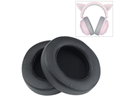 Almofada para RAZER KRAKEN 7.1 V2 de Orelhas de Espuma Macia Preto XIAOMOYU