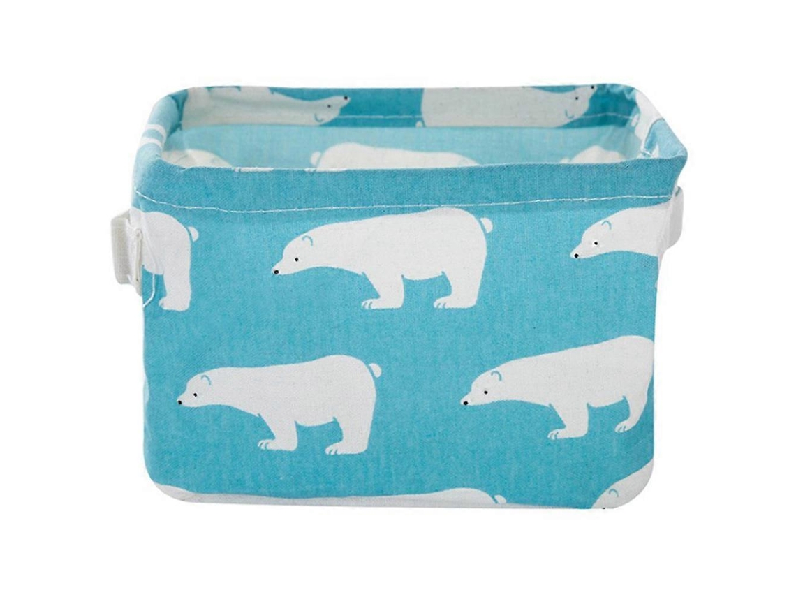 Cesto De Roupa Dobrável, Caixa De Armazenamento De Brinquedos, Recipientes Para Roupas, Artigos Diversos, Organizador Doméstico, Azul Olysi Shop