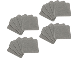 Conjunto De 20 Protetores Mesa Antiderrapantes, Textura Espessa, Material Pvc E Pet, Alta Resistência Ao Peso, Ideais