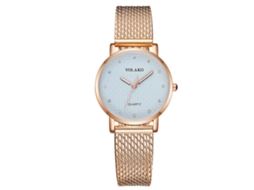 Relógio de Pulso Feminino Yolako Quartzo com Pulseira de Plástico Azul Claro