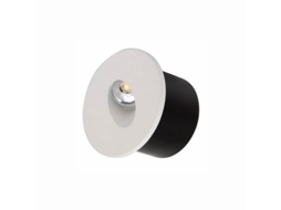 Parede Branca de 3W 4000K White Round Led Wall HOROZ ELECTRIC