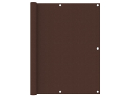 Vidaxl Tela De Varanda 120x300 Cm Tecido Oxford Castanho