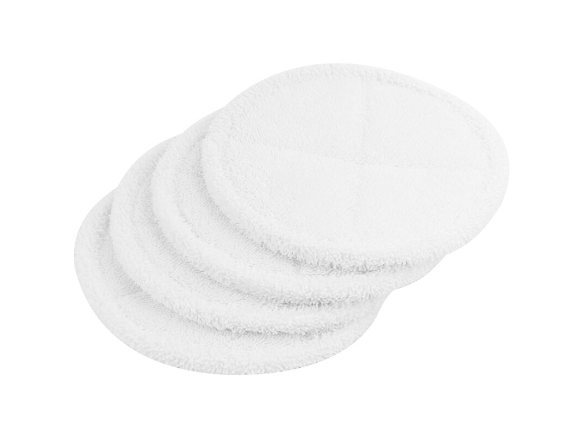 Pacote com 4 Almofadas de Esfregão Substituíveis para Motorizado Spinwave 2039a 2124 BRILVIBERA