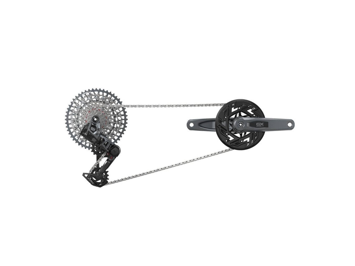 Transmissão Por Cassete SRAM Groupe E-Mtb Gx Bosch Isis Axs T-Type Clip-On 10/52