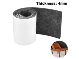 Ferramenta Cinza 10Cm * 100Cm Tira de Feltro-4Mm 10 Fita Feltro Autoadesiva Cortada em Tamanho Diy Planadores Piso UISAVE