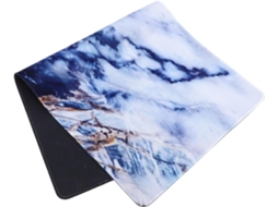 Lurelia Tapete De Rato Efeito Mármore Em Pu, Cor Aleatória, Base Antiderrapante Para Pc E Portátil