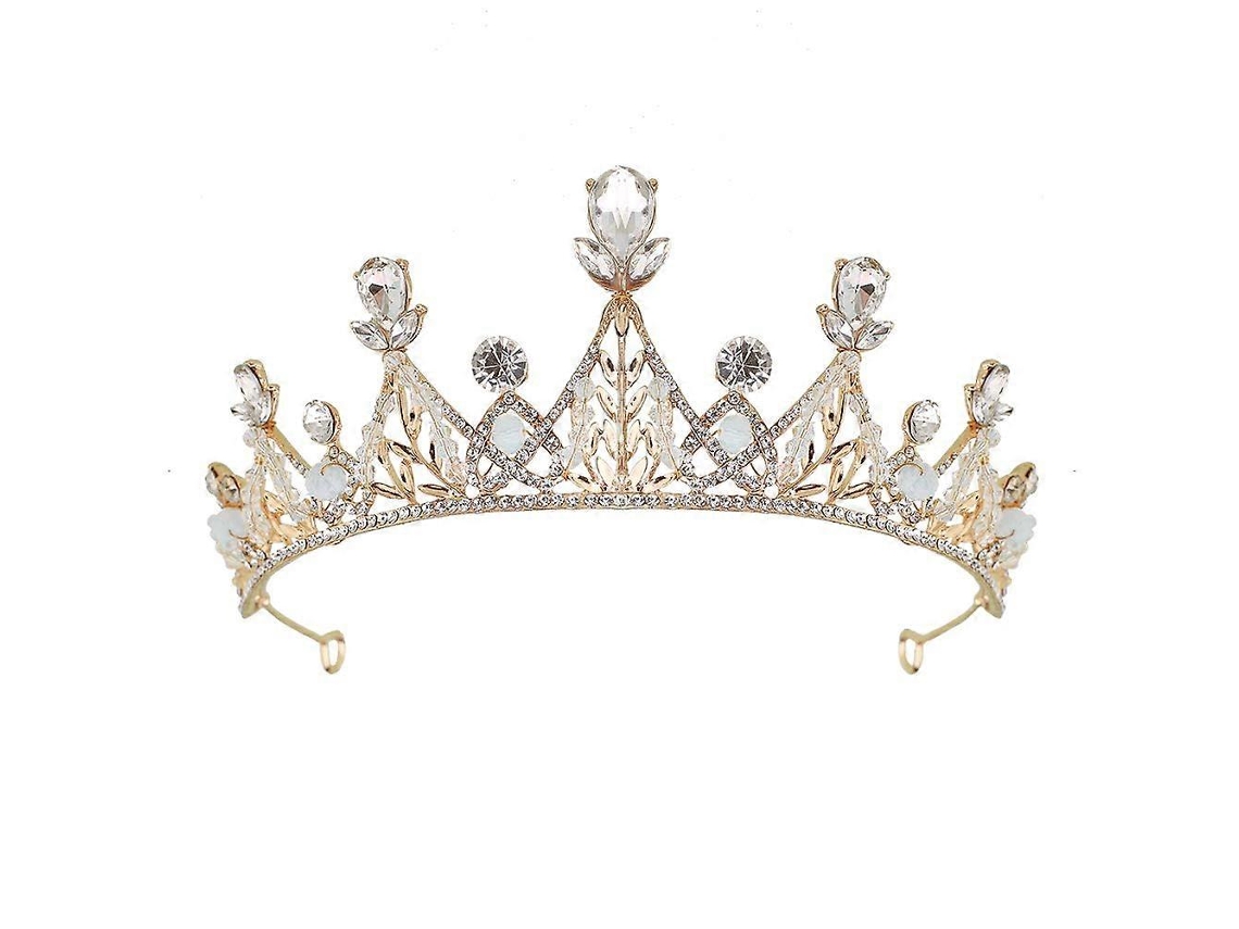 Coroa E Tiara Com Rhinestone Mulheres Meninas Prom Casamento