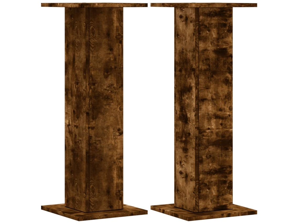Plant Stand, Plant Stands Vidaxl Marrom Madeira Processada (30 X 30 X 80 Cm)