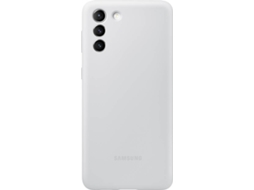 Capa SAMSUNG Galaxy S21+ Silicone Cover Cinzento
