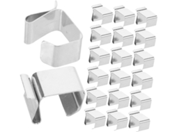 Conjunto De 50 Clipes Para Luzes Cordão, Ideais Decoração Externa E Fe