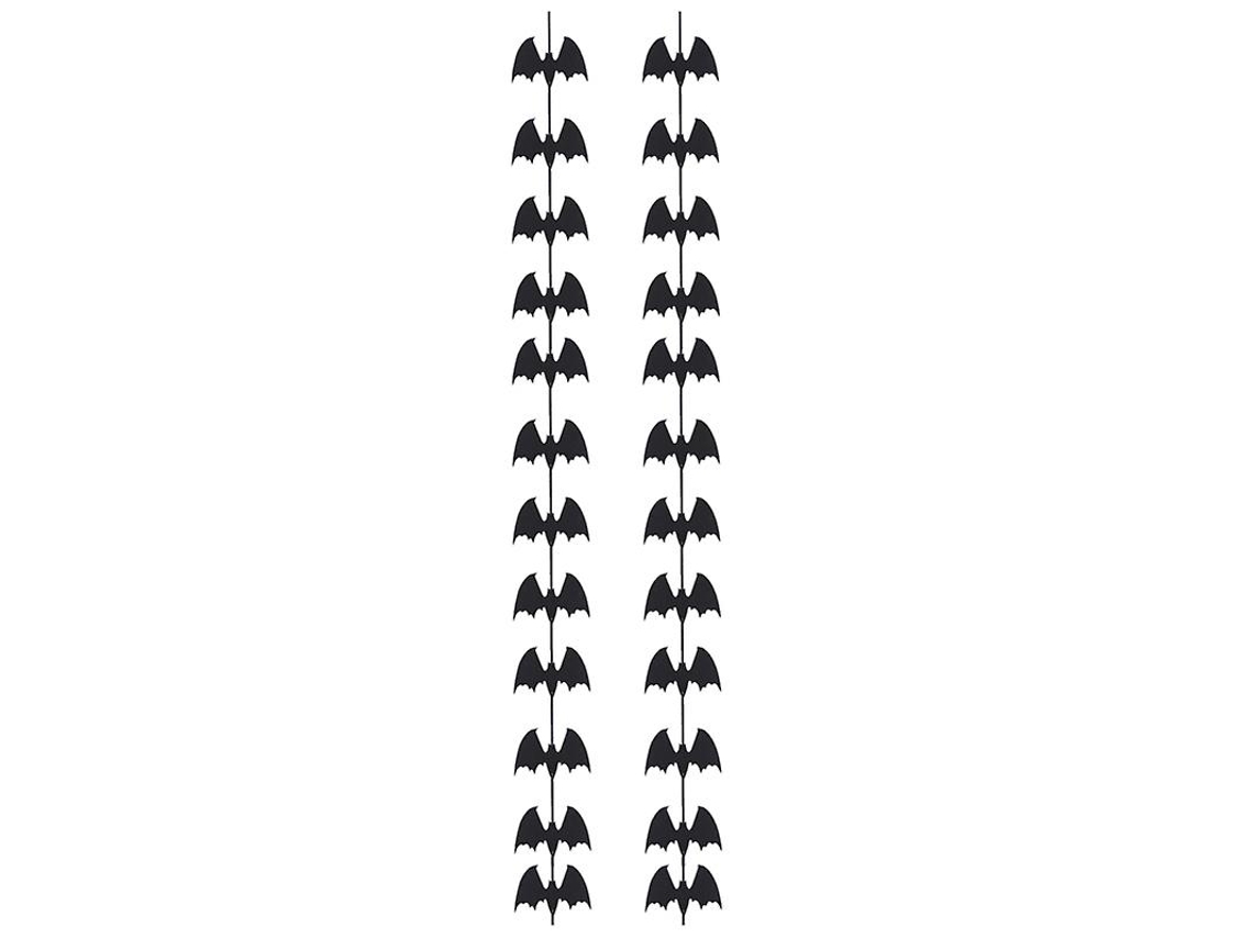2 Peças de Cenário de Banner de Halloween ALLINLESS