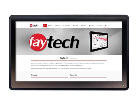 Faytech Ft156Tmbcap Ecrã Tátil 39.6 Cm 15.6' 1920 X 1080 Pixels Multitoque Tampo de Mesa Preto
