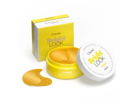 Retinol Hydrogel Eye Patches 60 Count Skin Brightening Revitalizing Treatment Clavier