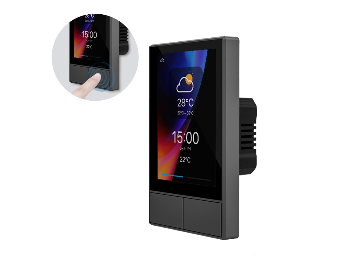 Interruptor Inteligente Wifi Laxiscreed Com Controle Por Toque E Cenas De Controlo Duplo
