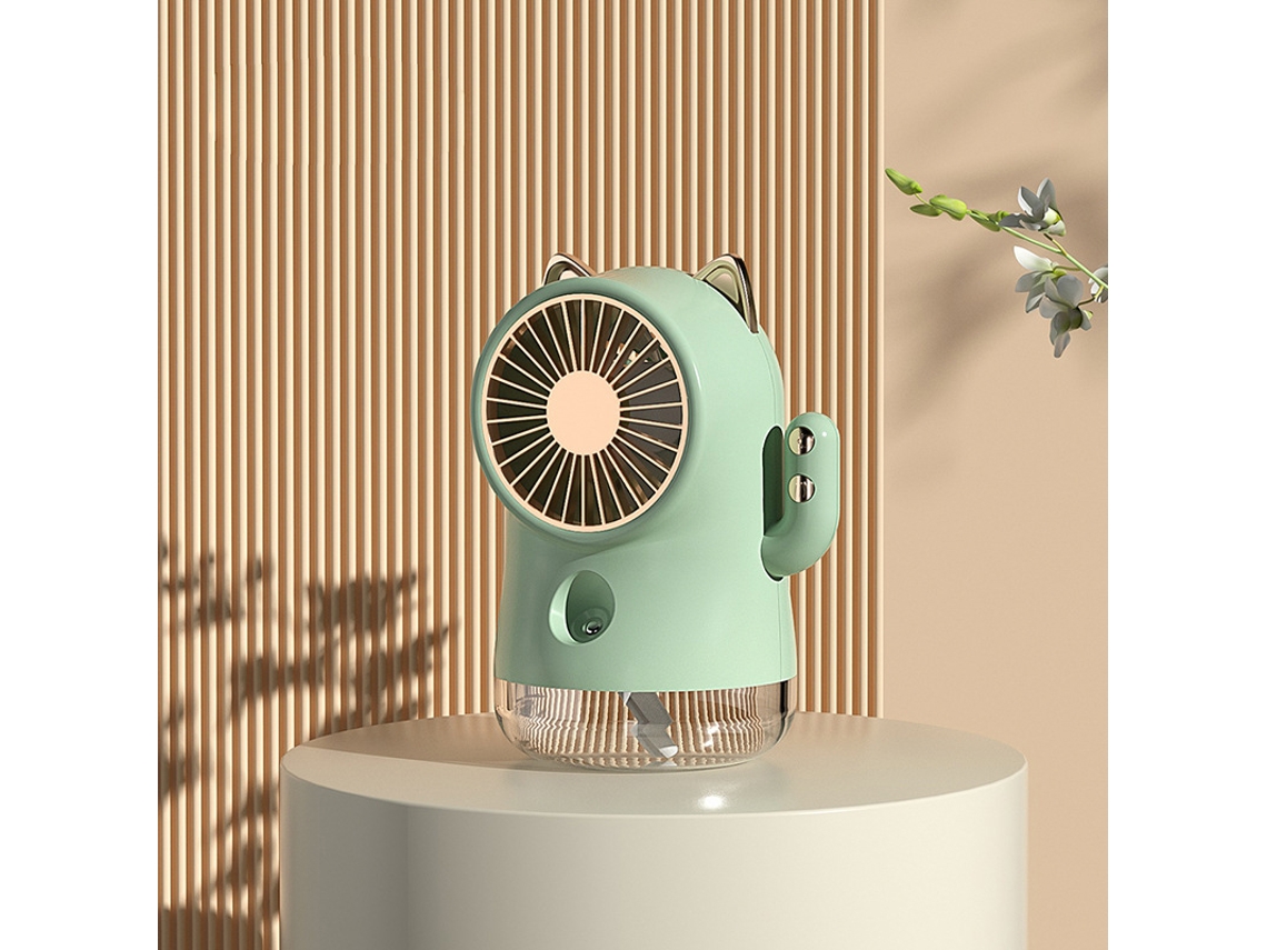 Ventilador de Mesa Gato Fortune com Nebulização Nano S/MARCA