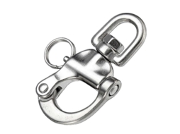 Arruela Giratória De Aço Inoxidável Para Âncora De Barco Gancho Rápido 1800kg 700kg 68mm Plata