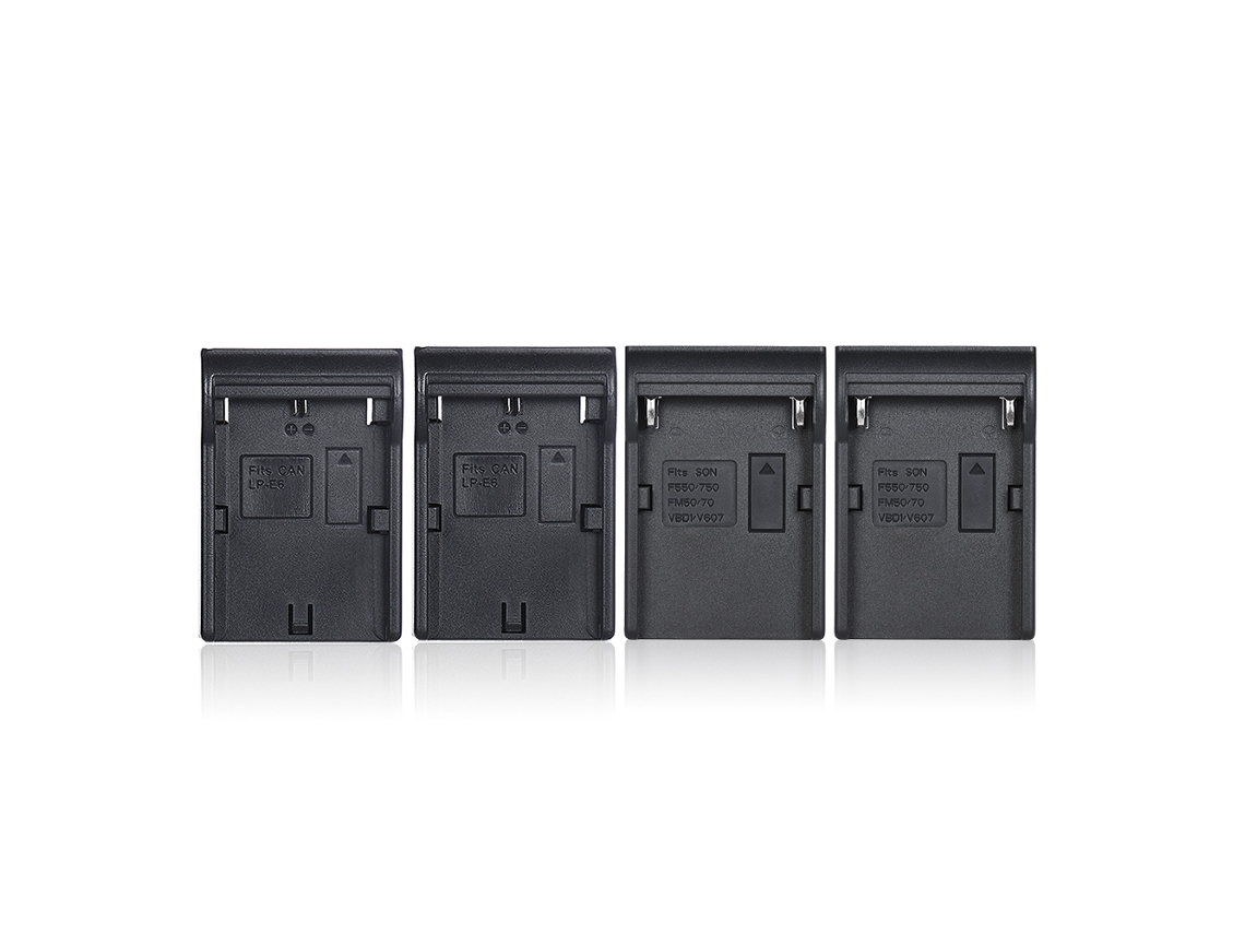 2026 cargador de Baterías de 4 Canales para Canon Lp e6/lp e6n Y Sony Np f970/np f550, Cargador Lcd Portátil