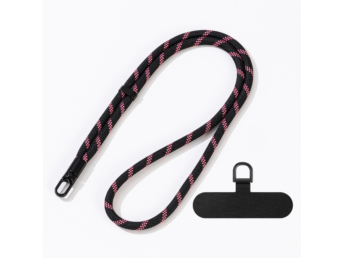 Cordão De Celular Qu Para Mulheres, Cordão De Pescoço Ajustável Para Homens, Capa Anti-perda Para Celular, Corrente De Poliéster Com Alça Longa