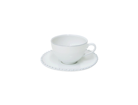 Conjunto de Chá COSTA NOVA Pearl Branco 25cl