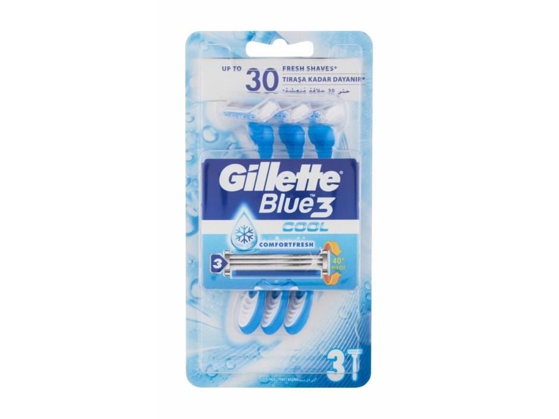 Gillette 3Pcs Blue3 Navalha Fresca