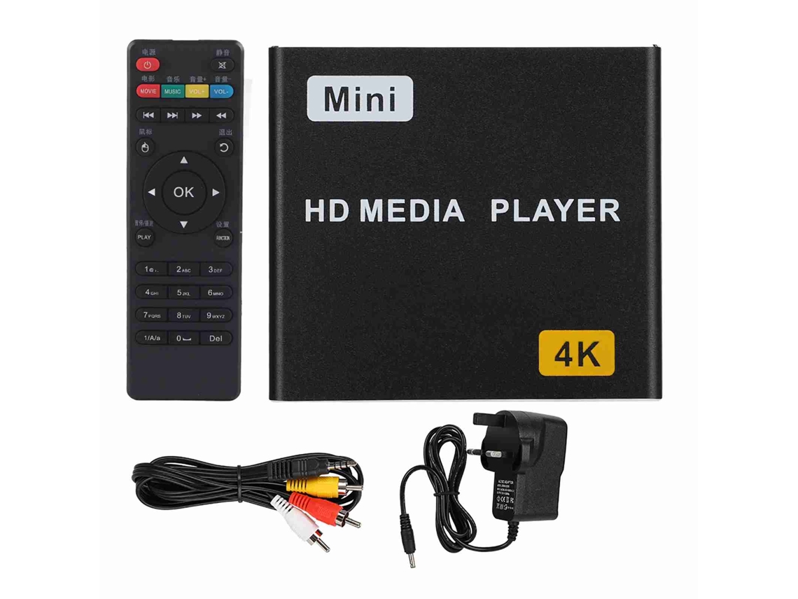 Aetheria reprodutor de Mídia 4k Full Hd Hdmi Usb Spdif para Música e Vídeo com Android