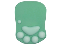 Mousepad Com Apoio Para Pulso, Ideal Para Escritório E Casa Olysi Shop (verde)
